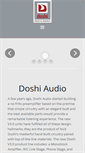 Mobile Screenshot of doshiaudio.com